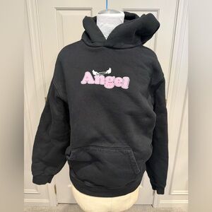 Madhappy Black Hoodie Pink “Angel” Design Size Medium EUC